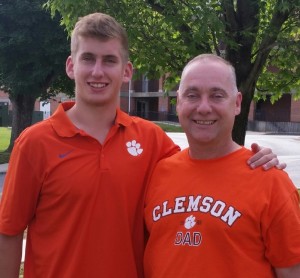 Nicholas Baxter with Dad COL Mark Baxter