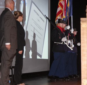 Cedar Cliff HS JROTC Color Guard.