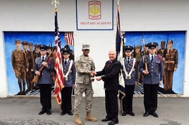 Chapter Supports Local JROTC Battalions