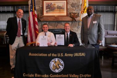 Chapter and Newest Corporate Member Sign ESGR Letters of Support